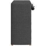 Ormarić za cipele s pokrovom od tkanine 79 x 40 x 80 cm sivi | shoptok.hr
