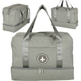  Potovalna torba za ročno prtljago 39 x 18 x 30 cm – siva - Rojstni dan | Shoptok.si