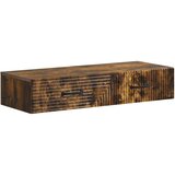 Stolna montirana na zid Dimljeni hrast 87 5 x 34 5 x 17 cm | shoptok.hr