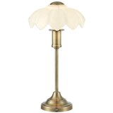 Markslöjd Bijela/mjedena staklena stolna lampa s mogućnosti zatamnjivanja/prijenosna (visina 35 cm) Kurage – Cijene