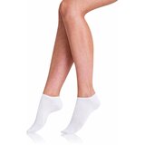 Bellinda COTTON IN-SHOE SOCKS 2x - Women's Short Socks 2 Pairs - White Cene'.'