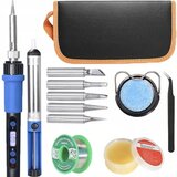 XL set 100W nastavljiv lcd ročni spajkalnik do 500°C v torbi | Shoptok.si