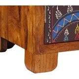 vidaXL Komoda Višebojna 50x35x60 puno drvo bagrem | shoptok.hr