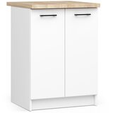 AKORD Oliwia Kuhinjska Spodnja Omarica, 2 Vrata In Delovni Pult, Bela, (5000333205) | Shoptok.si