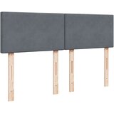  Krevet s oprugama i madracem tamnosivi 140x200 cm baršunasti | shoptok.hr