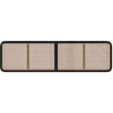  Uzglavlje s uzglavljem Crna 200 x 55 x 3 cm Ratan | shoptok.hr