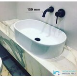  Crna zidna armatura s mješalicom i izljevom | slavina EYN WB1353 15 cm Cijene