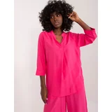 Fashion Hunters Fuchsia loose shirt blouse SUBLEVEL