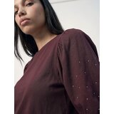 Sinsay Pamučna bluza puf rukava | shoptok.hr