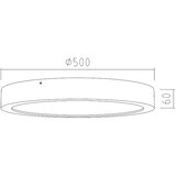  APLED - LED plafonsko svetlo RONDO LED/48W/230V prečnik 50 cm hrast | Eponuda.com
