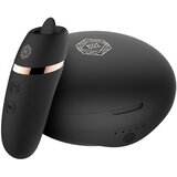 Rosy Gold Licking Stimulator with Luxury Charging Case – Black Cene