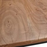 Livetastic JEDILNA MIZA, trd les akacija črna, barve akacije | Shoptok.si