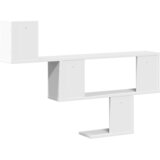  Zidna polica bijela 100x15x70 cm od konstruiranog drva | Eponuda.com