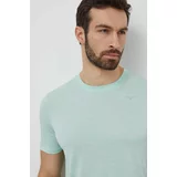 Mizuno Kratka majica za tek Impulse turkizna barva