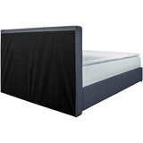CARRYHOME POSTELJA Z VZMETNICO 120 cm x 200 cm , tekstil temno modra | Shoptok.si