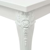 Sijaj blagovaonski stol visokog sjaja bijeli 116 x 66 x 76 cm | shoptok.hr