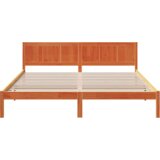  Konstrukcija postelje Rjava 200 x 200 cm Trden borov les, (5000022883) | Shoptok.si