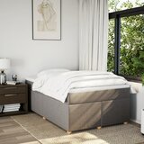  Krevet s oprugama i madracem smeđesivi 120 x 200 cm od tkanine | shoptok.hr