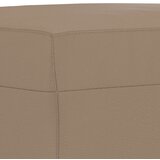  3-dijelni set sofa s jastucima boja cappuccina od umjetne kože | shoptok.hr