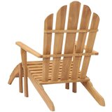  Vrtna stolica Adirondack s osloncem za noge od drva tikovine | shoptok.hr