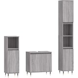 vidaXL 3-dijelni set kupaonskih ormarića boja hrasta sonome drveni | shoptok.hr