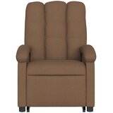  Naslonjač na podizanje od tkanine smeđi | shoptok.hr