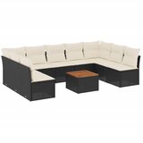  10-dijelni set vrtnih sofa od poliratana s jastucima sivi | shoptok.hr
