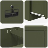 Kabinet za datoteke Maslinasto zelena 44 x 50 x 106.5 cm | shoptok.hr
