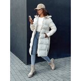 DStreet Płaszczyk damski pikowany GLAMMANT biały Cene