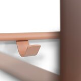 Spinder Design Metalna zidna vješalica u boji lososa s policom Rex – | shoptok.hr