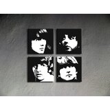  Ročno izdelana slika POP ART BEATLES 4-delna (POP ART slike) | Shoptok.si