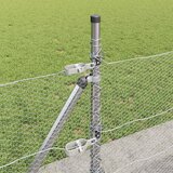  Heksagonalna ograda s betonskom osnovom 100 x 0,6 m Srebrna | shoptok.hr