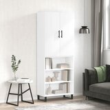 vidaXL Visoka komoda bijela 69 5x34x180 cm konstruirano drvo | shoptok.hr