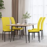 Maison Chic Jedilni stoli - Vzorci stoli 4 kosi gorčično rumen žamet A729, (22032220) | Shoptok.si
