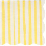 Meri Meri Papirnati prtički v kompletu 16 ks Yellow Stripe – Cene