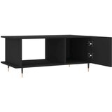  Stolić za kavu crni 90x50x40 cm od konstruiranog drva | shoptok.hr