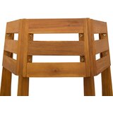  Klupa pod drvetom 160 x 70 x 86 cm Čvrsto drvo akacije Prirodna | shoptok.hr
