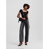Karl Lagerfeld jeans Majica crna / bijela | shoptok.hr