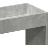 vidaXL Visoka omara betonsko siva 63x33x140 cm inženirski les | Shoptok.si
