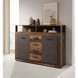 MID.YOU KOMODA, antracit, stari hrast | Shoptok.si