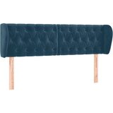  Uzglavlje s ušima tamnoplavo 163x23x78/88 cm baršunasto | Eponuda.com