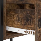 vidaXL Nočna omarica s predalom 2 pcs Dimljeni hrast 42 x 41 x 61 cm | Shoptok.si