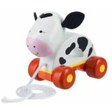 Orange Tree Toys - Drvena vozalica - krava na povlačenje Cene