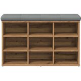 vidaXL Klupa za cipele obrtnički hrast 82x32x50 cm izrađeno drvo | shoptok.hr