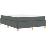  Krevetna konstrukcija Tamno siva 160 x 200 cm tkanina Zagasitosiva | Shoptok.si