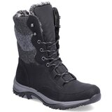 Rieker Škornji za sneg M9643-01 Schwarz / Schwarz / Grau / Anthrazit / Anthrazit 01 | Shoptok.si