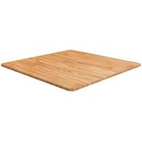  Četvrtasta stolna ploča svjetlosmeđa 70x70x1,5 cm od hrastovine | shoptok.hr