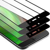 Cadorabo Xiaomi RedMi NOTE 4 - Zaščitna folija v transparentno s čarno - 3-pack Kaljeno steklo za zaščito zaslona s trdoto 9H in 3D dotikom, (20562923) | Shoptok.si