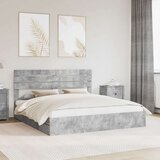  Okvir za krevet s ladicama Betonski sivi 180 x 200 cm | shoptok.hr