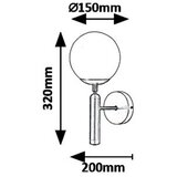 Rabalux Zidna lampa 1xE14 9W DIVINA | shoptok.hr